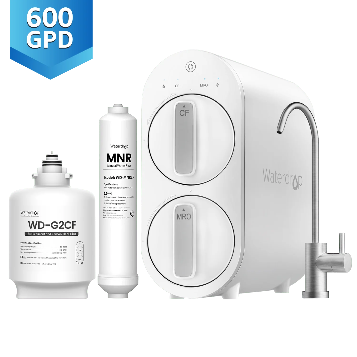 Waterdrop G2P600 Remineralization RO System Combo Kit - Image 10