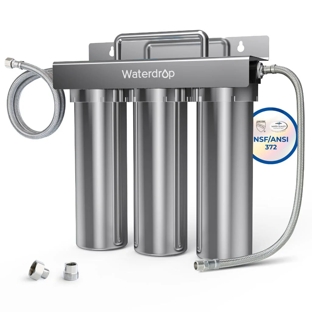 6-stage Under Sink Ultrafiltration Stainless Steel Water Filter System Waterdrop TST-UF - Image 10