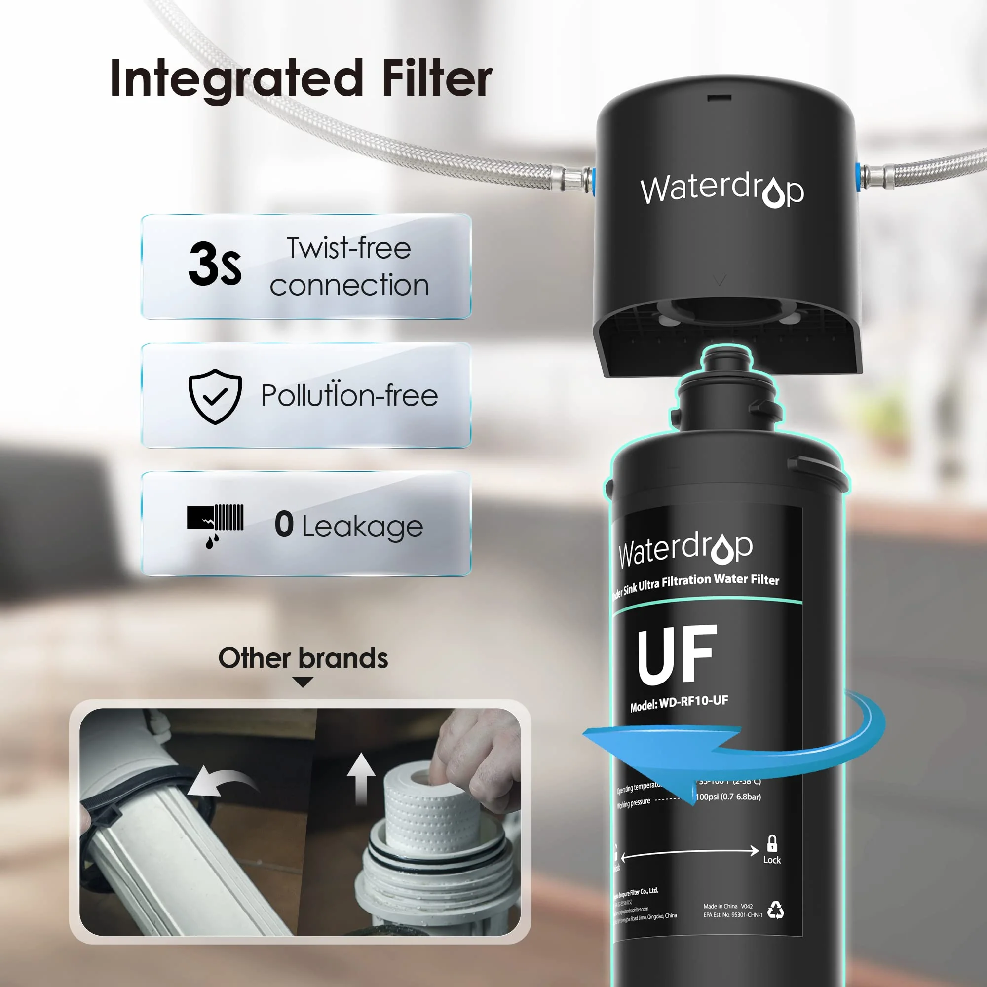 Under Sink Ultrafiltration Water Filter | Direct Connect Filtration System - Image 7
