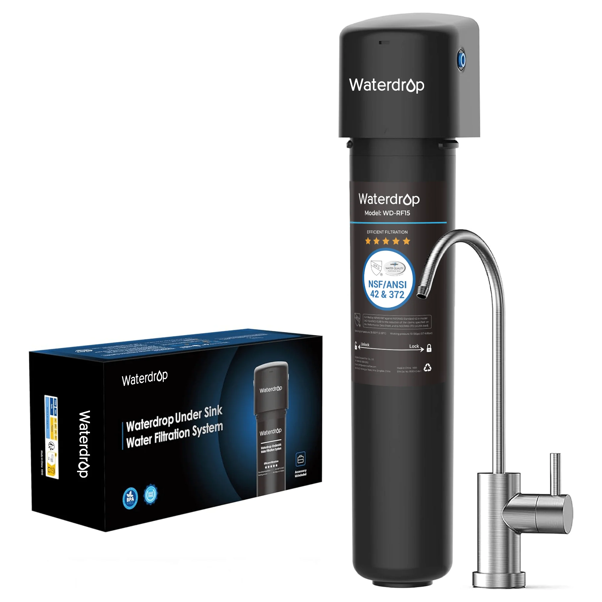 Undersink Water Filtration System With Dedicated Faucet - Image 12