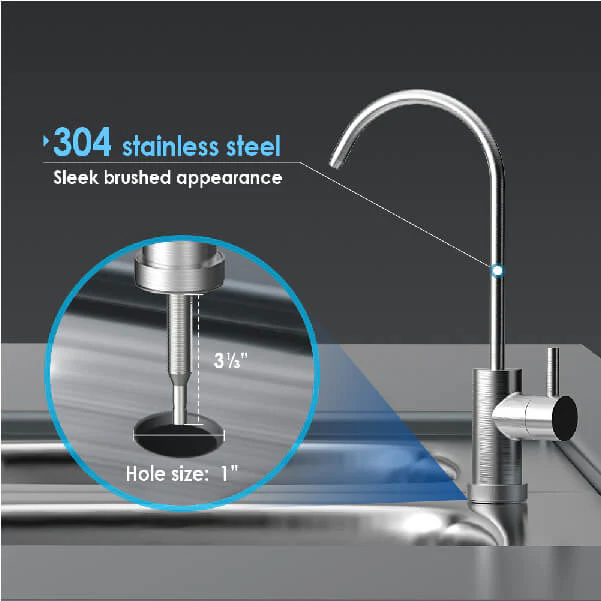 Undersink Water Filtration System With Dedicated Faucet - Image 3