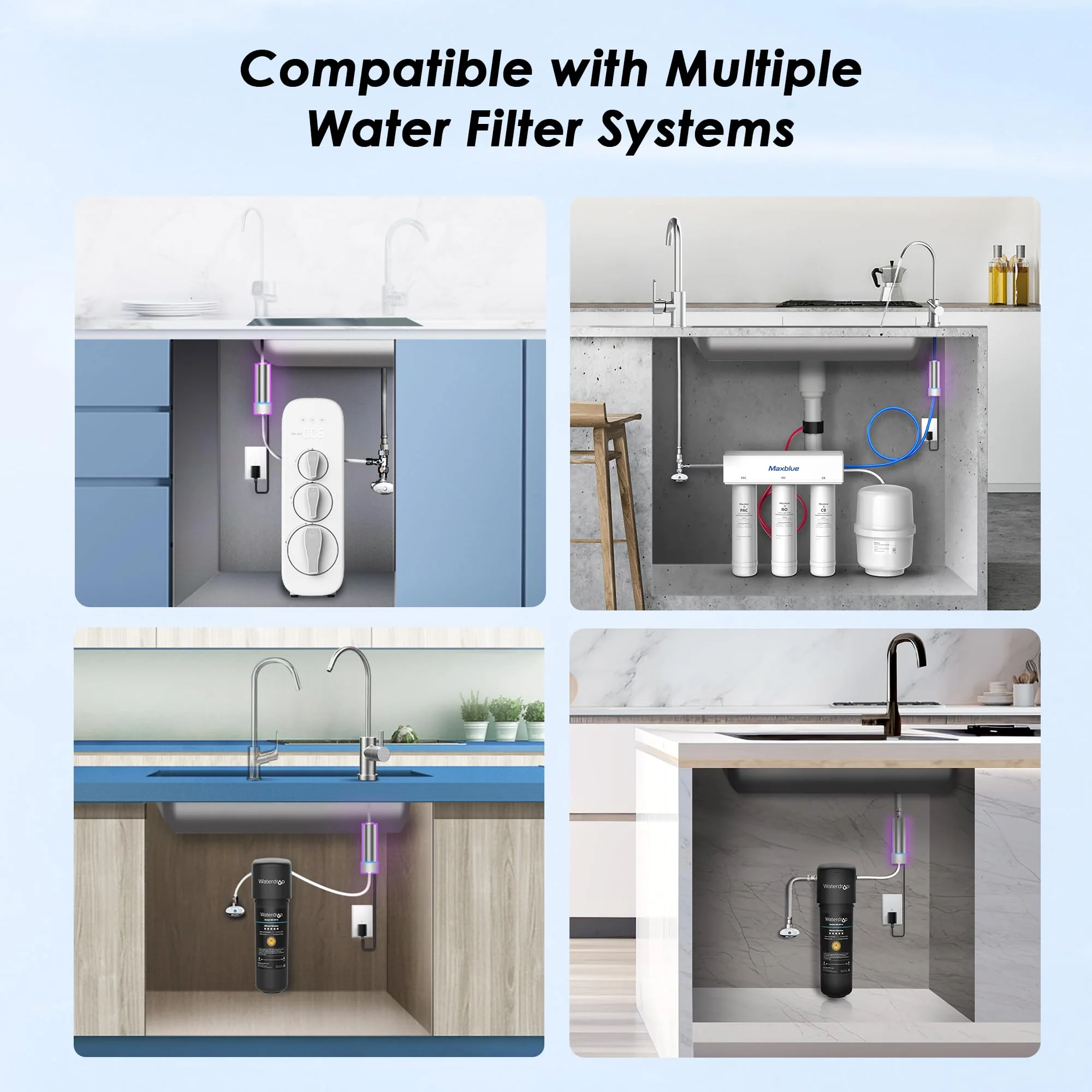 Waterdrop UV Water Sterilizer | Suitable for RO Systems and Undersink Water Filters - Image 4