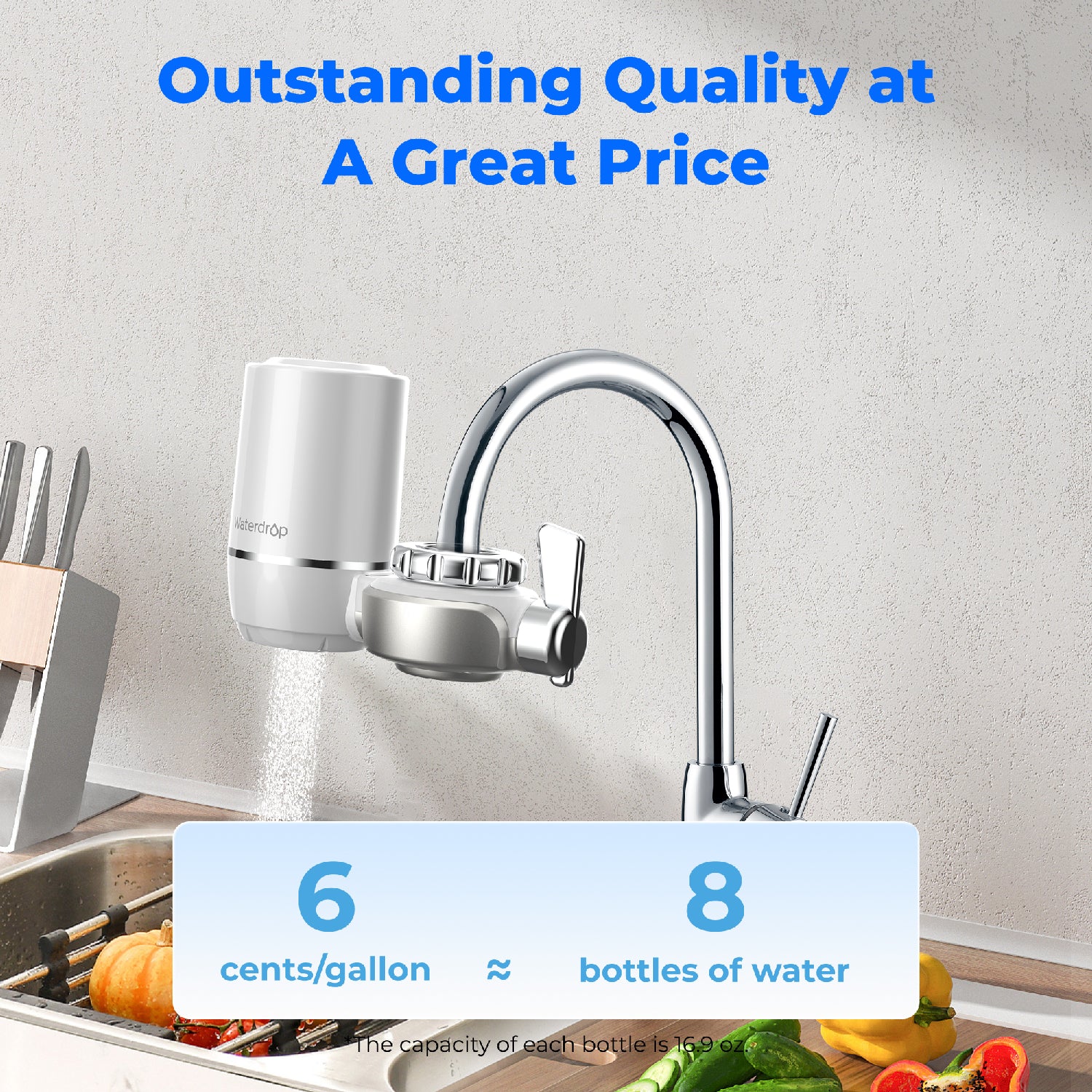 Waterdrop 320-Gallon Long-Lasting Faucet Water Filter FC-01 - Image 11