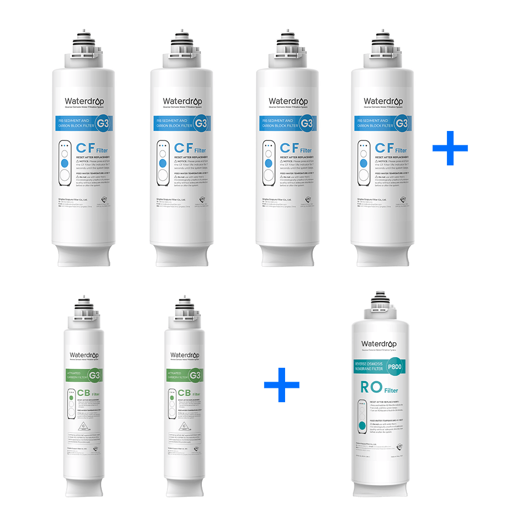 Waterdrop G3P800 RO System Replacement Filters - 800GPD - Image 3