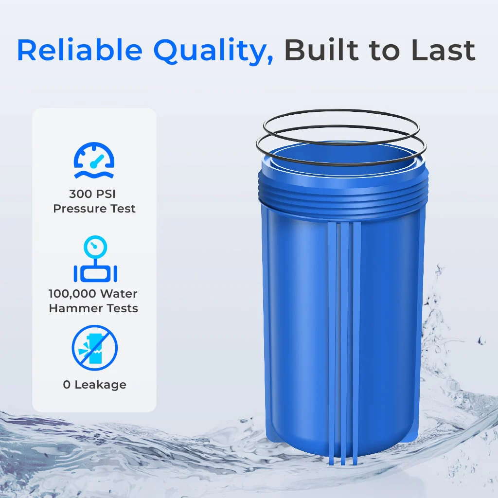 Waterdrop 2-Stage Whole House Water Filter System Reduce Iron&Manganese - Image 7